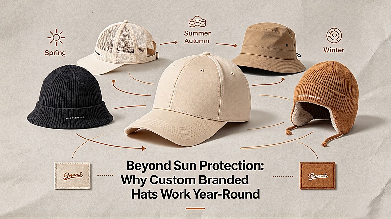 Beyond Sun Protection: Why Custom Branded Hats Work Year-Round