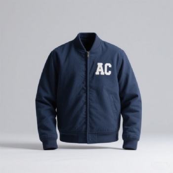 Wind - and water - proof fabric Exquisite embroidered logo Classic flight jacket